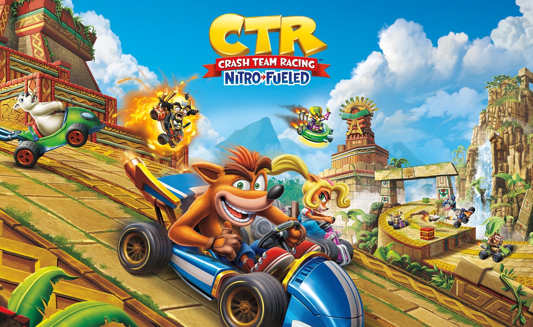 PS4 in bundle con Crash Team Racing Nitro Fueled