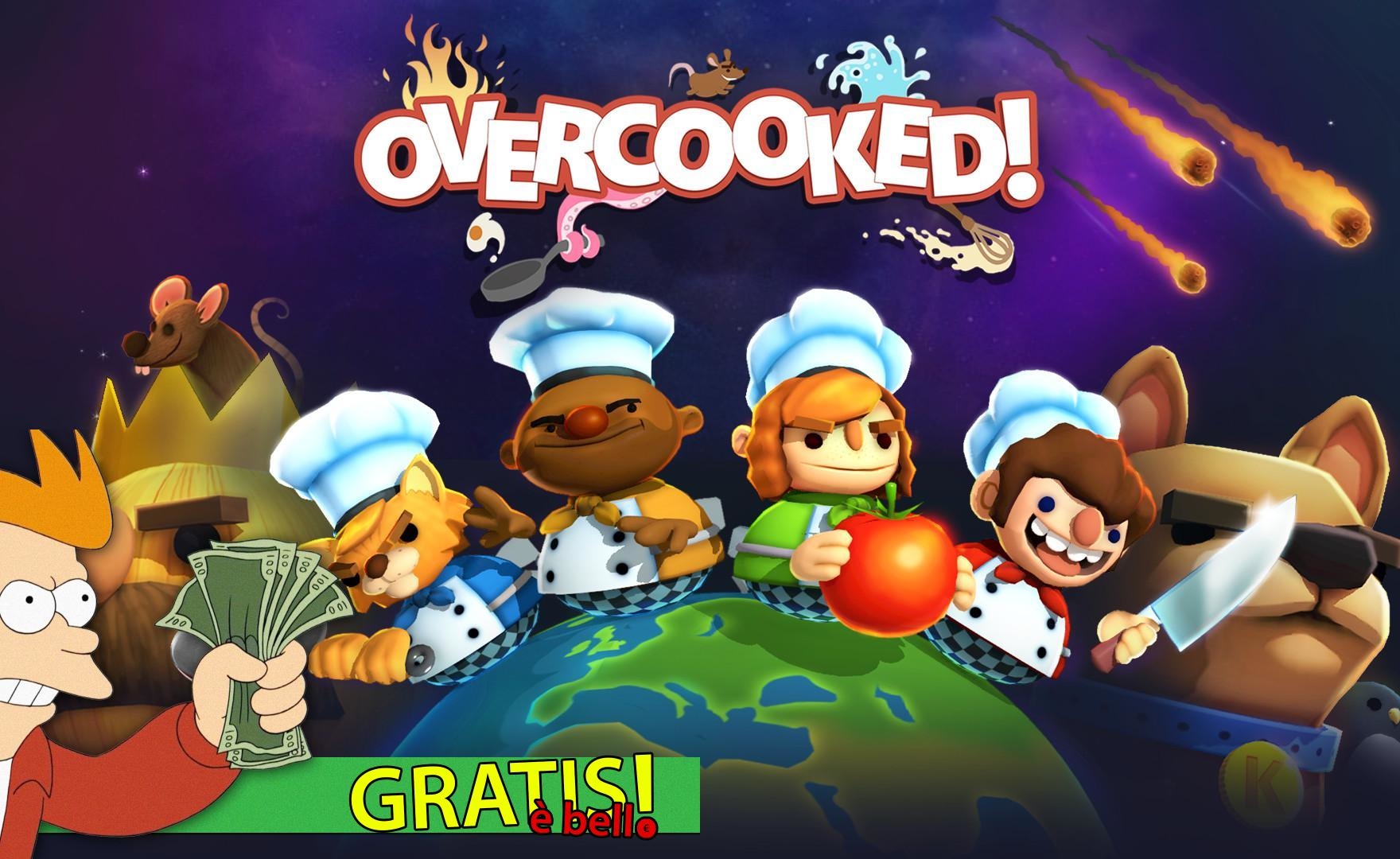 Overcooked gratis su PC per un tempo limitato