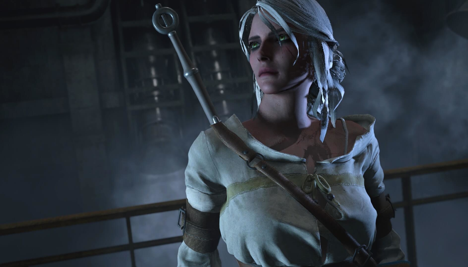 Resident Evil 2 Remake: una mod permette di giocare nei panni di Ciri