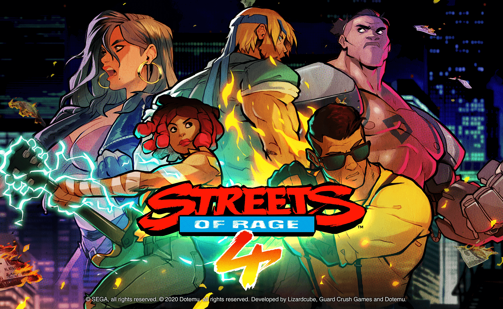 Svelate le dimensioni di Streets of Rage 4 e altri titoli