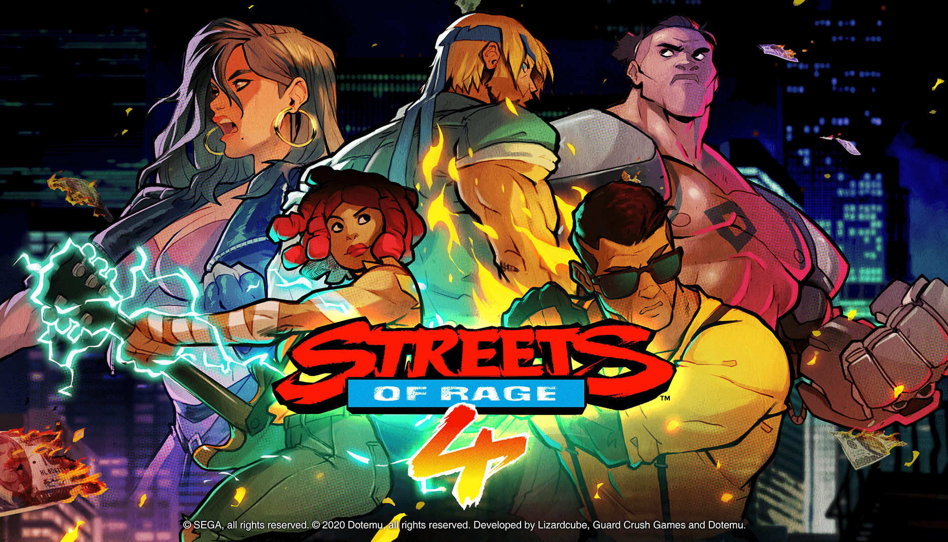 Svelate le dimensioni di Streets of Rage 4 e altri titoli