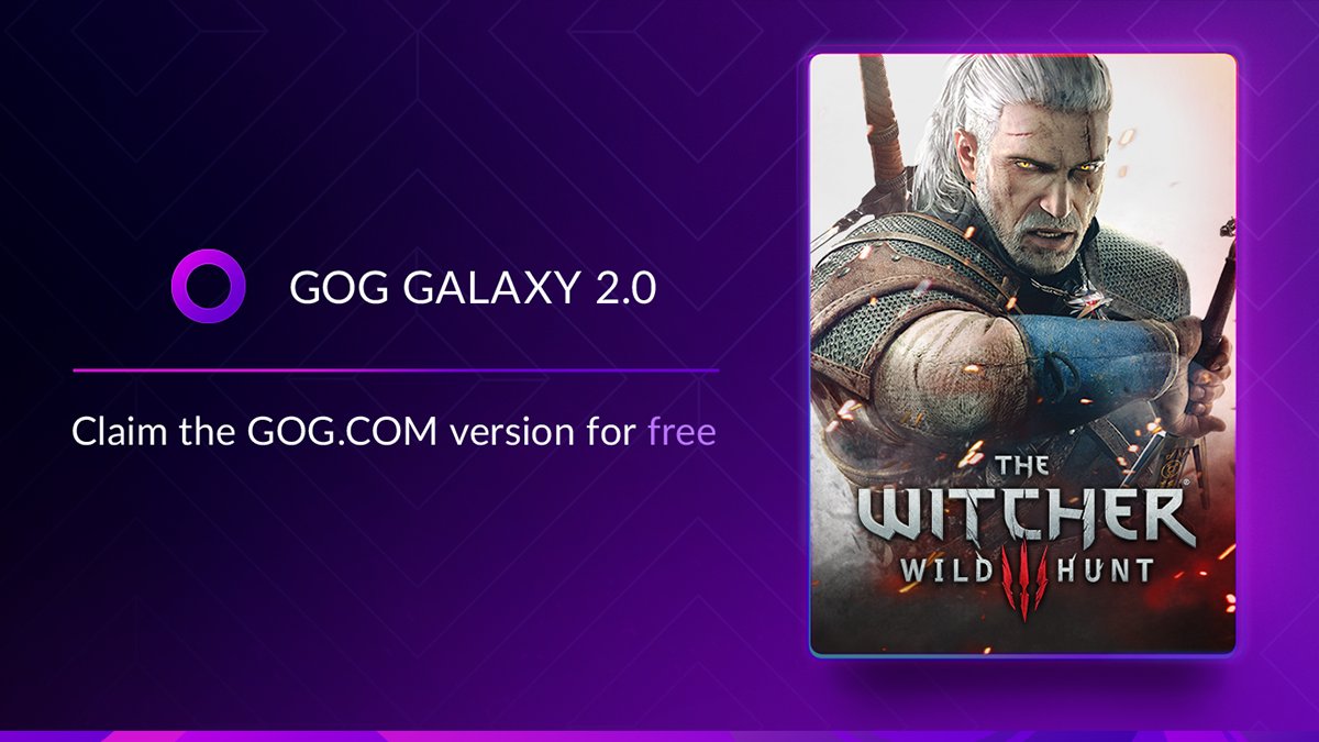 GOG Galaxy regala un titolo di The Witcher