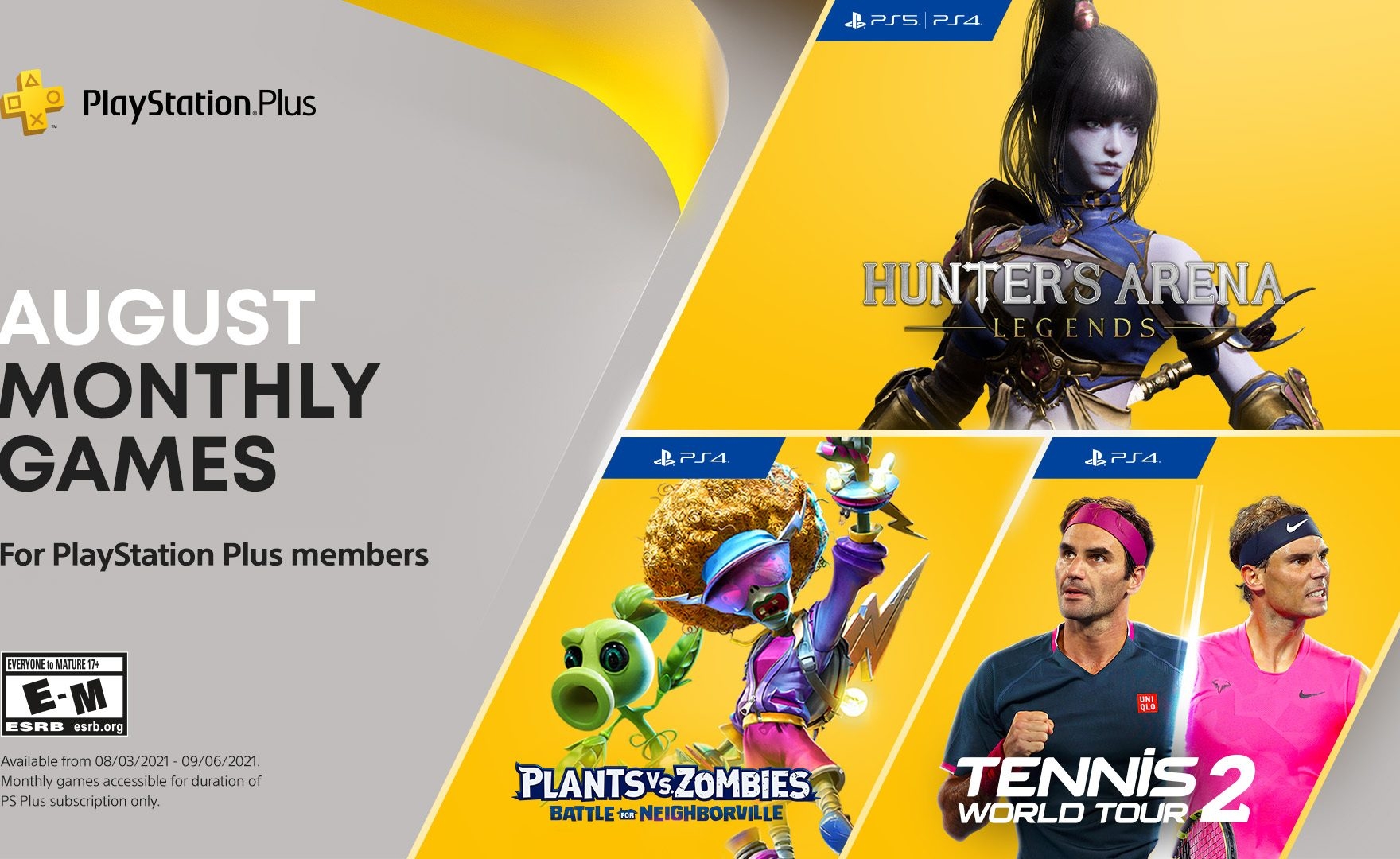 PS Plus: annunciati i giochi gratis di agosto 2021