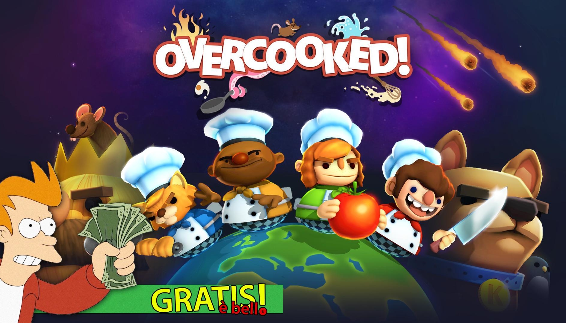 Overcooked gratis su PC per un tempo limitato