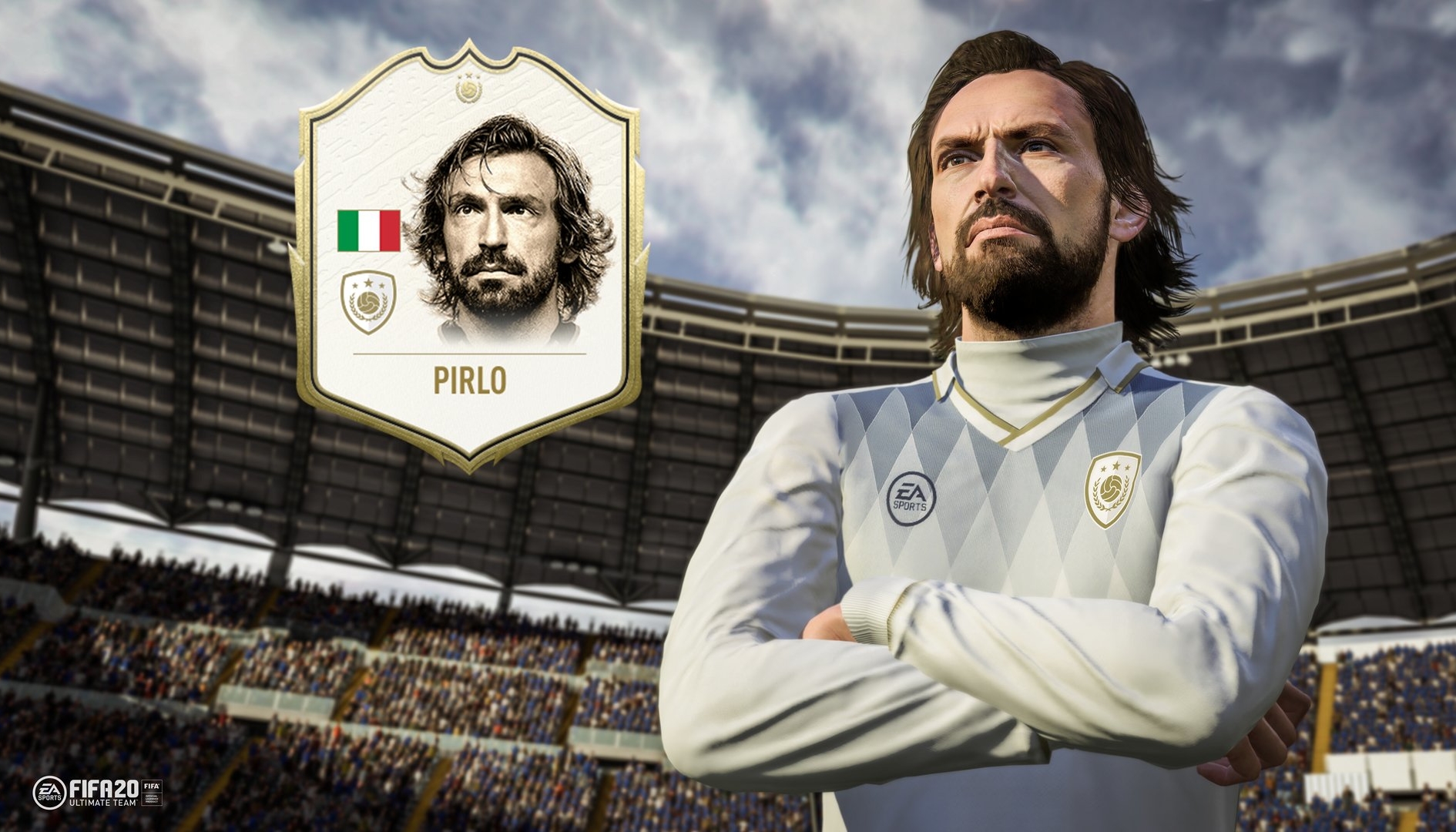 FIFA 20: Pirlo sarà un’icona nell’atteso titolo!