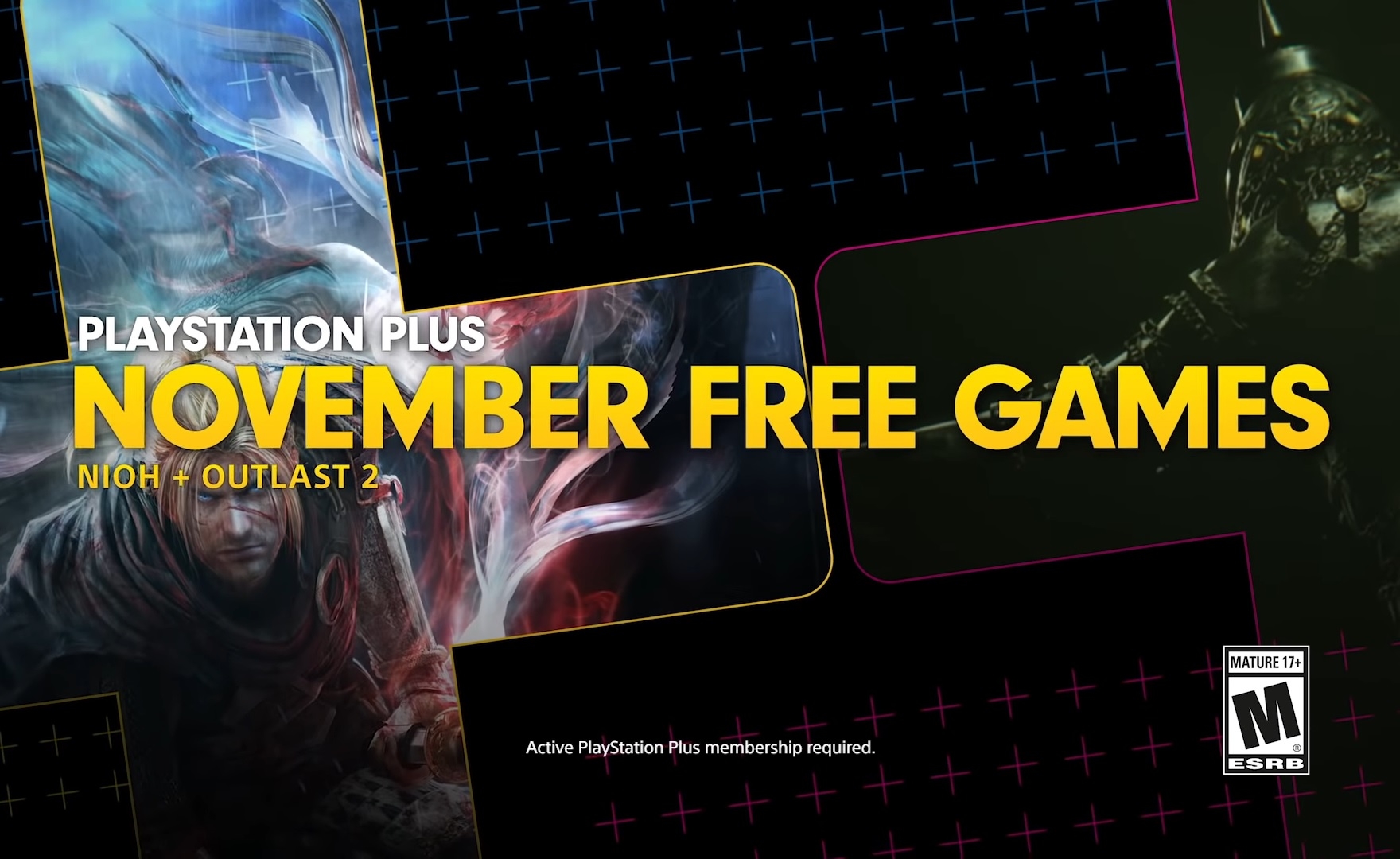 Playstation Plus, Nioh e Outlast 2 sono i giochi gratuiti di Novembre