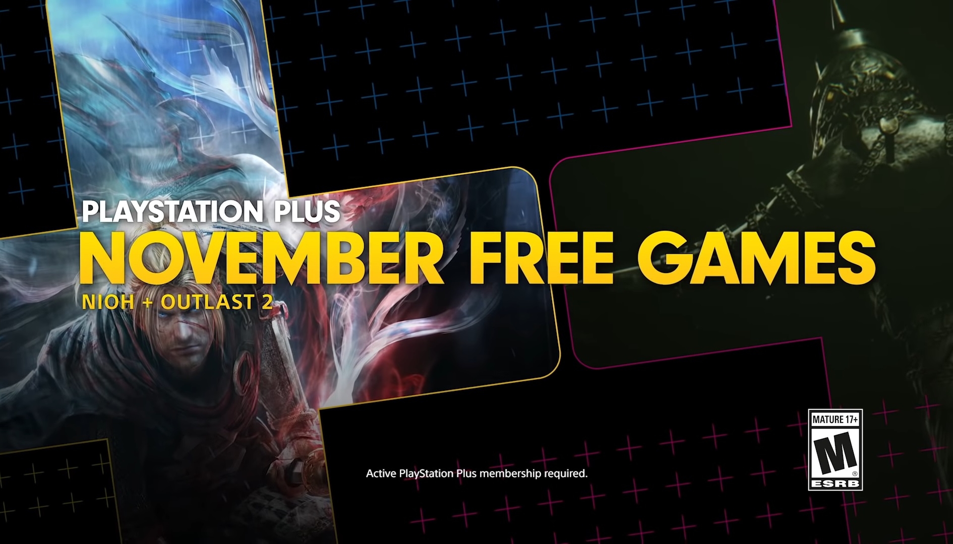 Playstation Plus, Nioh e Outlast 2 sono i giochi gratuiti di Novembre