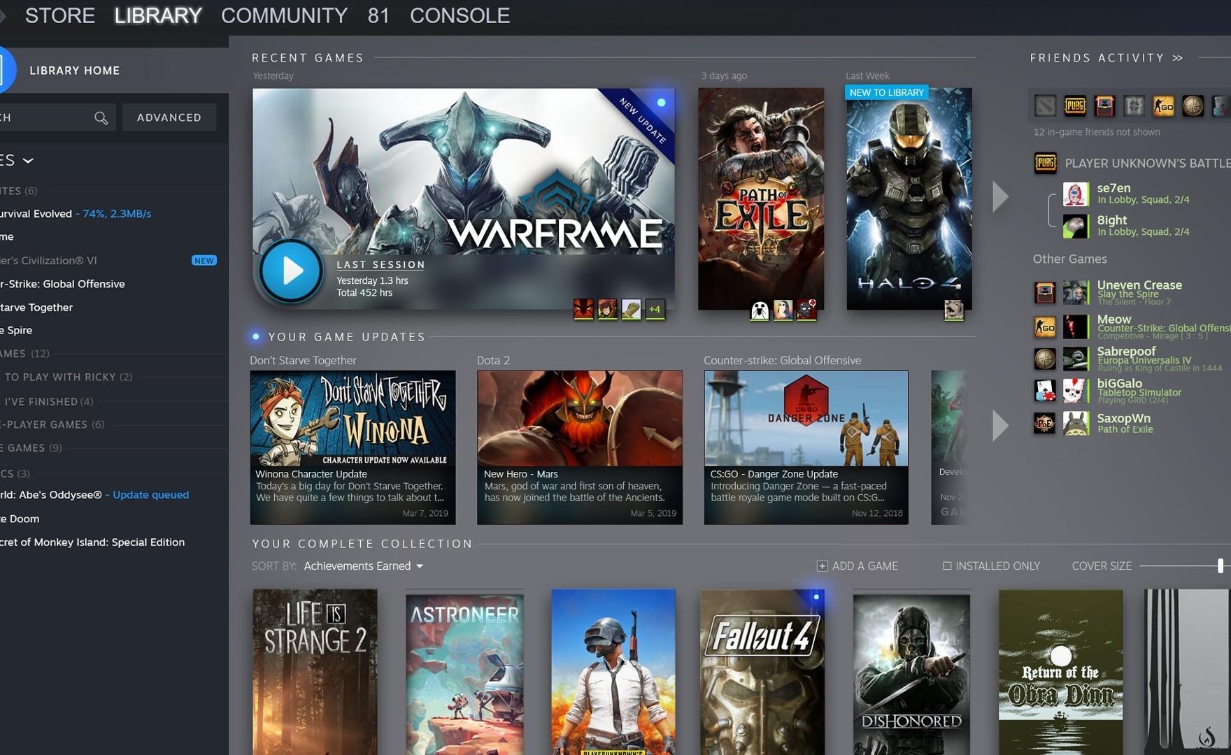 Steam: il restyle grafico della libreria è ora disponibile per tutti