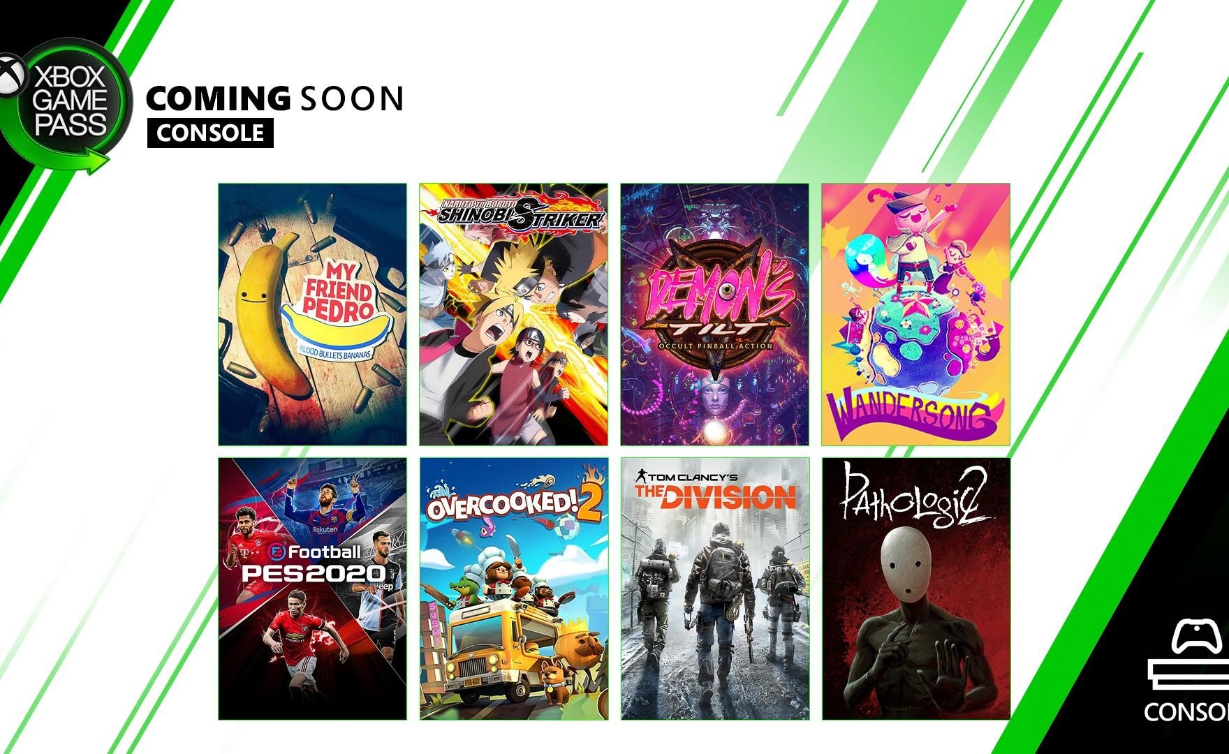 Xbox Game Pass: My Friend Pedro, PES 2020 e The Division tra i giochi di Dicembre
