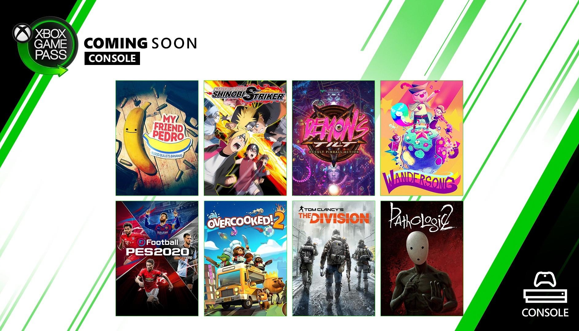 Xbox Game Pass: My Friend Pedro, PES 2020 e The Division tra i giochi di Dicembre