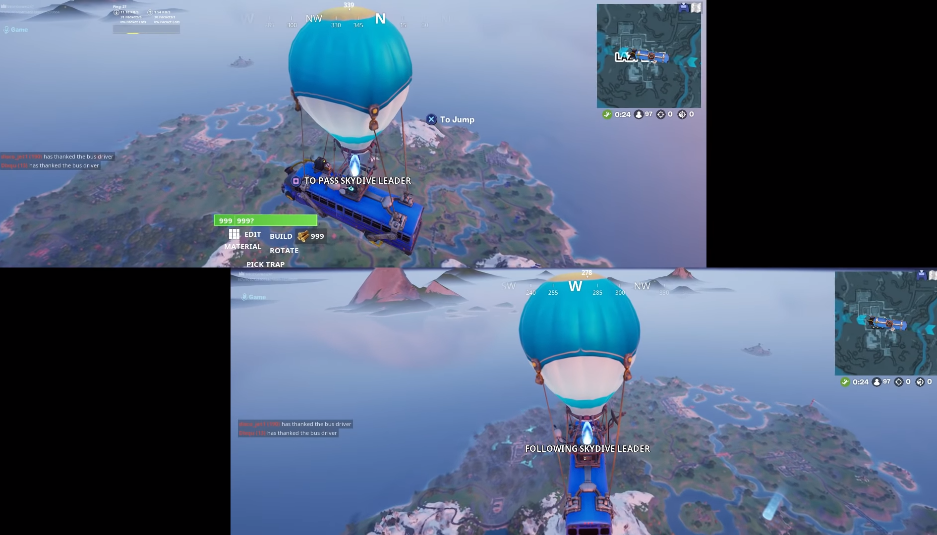 Fortnite, lo split-screen è di nuovo disponibile su PS4 e Xbox One