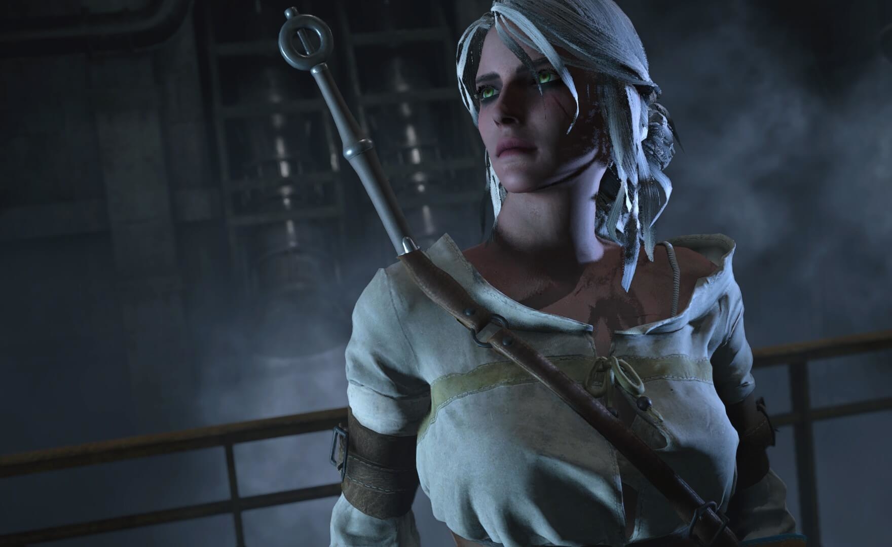 Resident Evil 2 Remake: una mod permette di giocare nei panni di Ciri