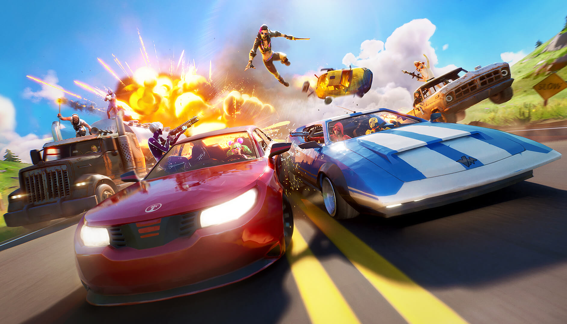 Fortnite: le auto hanno fatto diventare i giocatori dei tassisti