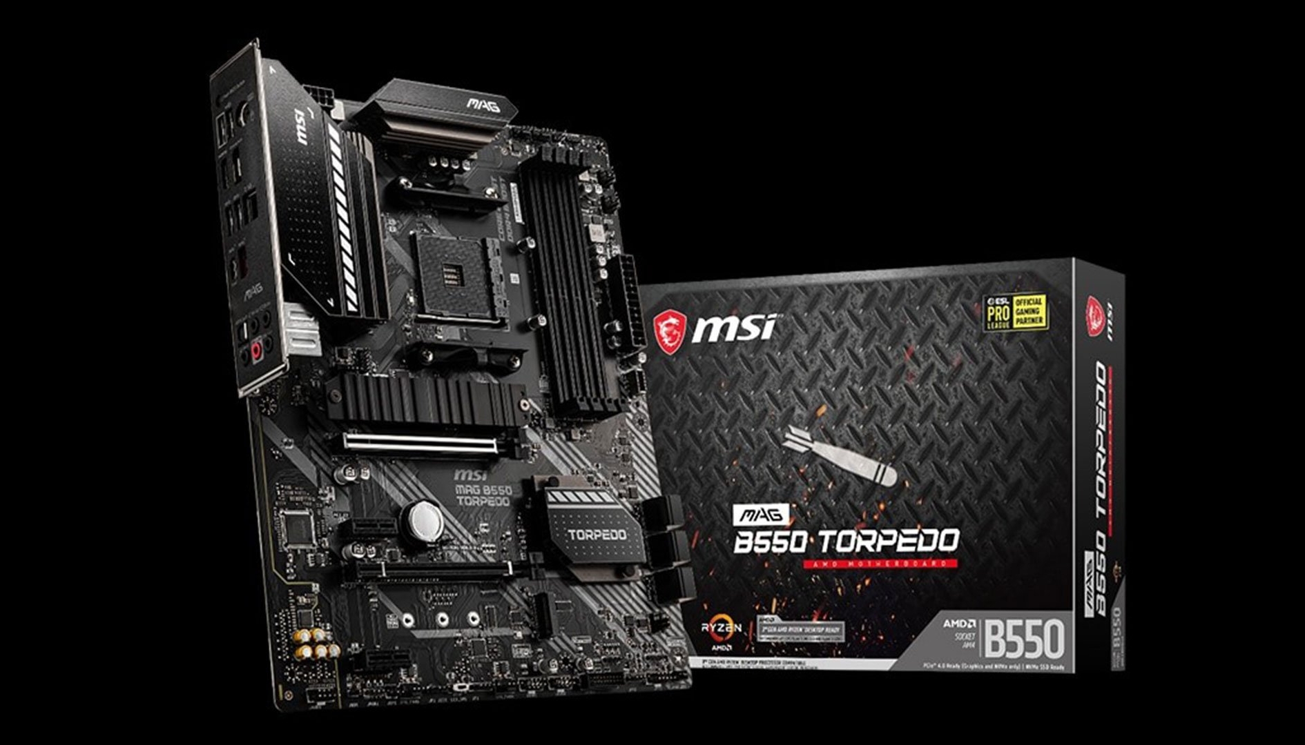 MSI MAG B550 Torpedo, la nuova motherboard per CPU Ryzen con chipset B550