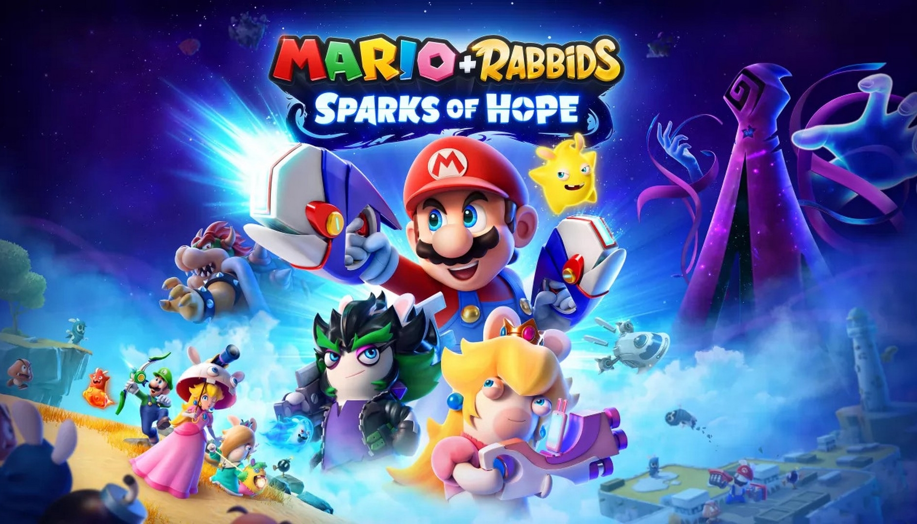 Mario + Rabbids Sparks of Hope, si mostra in un coloratissimo trailer