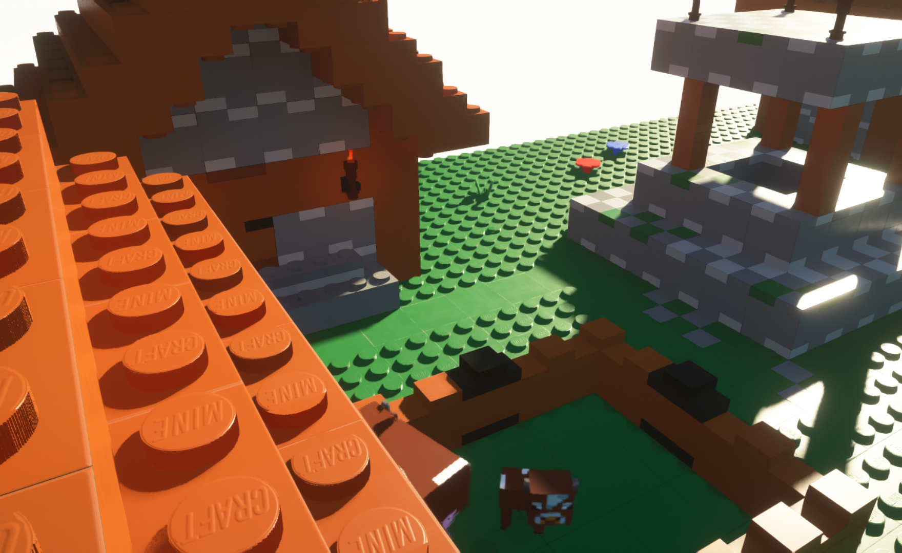 Minecraft: la texture pack che trasforma i blocchi in LEGO è un sogno che si avvera