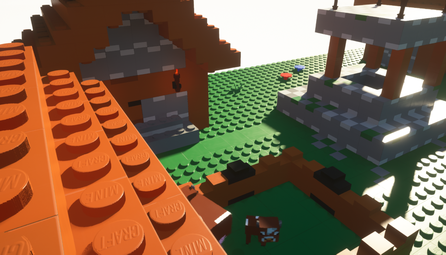 Minecraft: la texture pack che trasforma i blocchi in LEGO è un sogno che si avvera