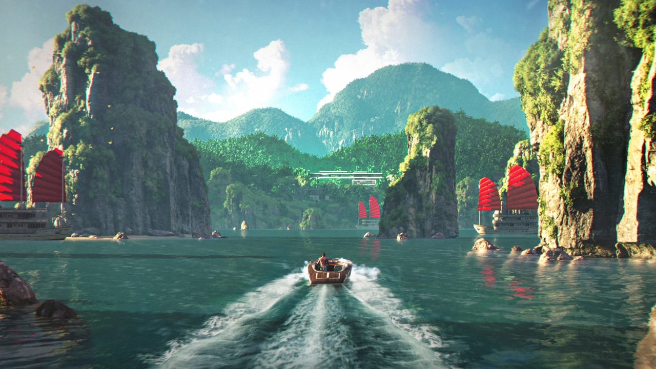 007 First Light trofei: un inseguimento in motoscafo tra le isole rocciose