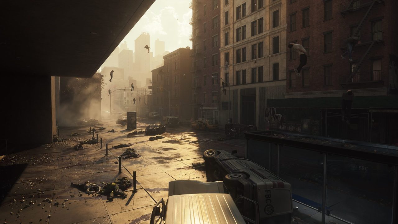 Strada distrutta in Control Resonant su GeForce RTX