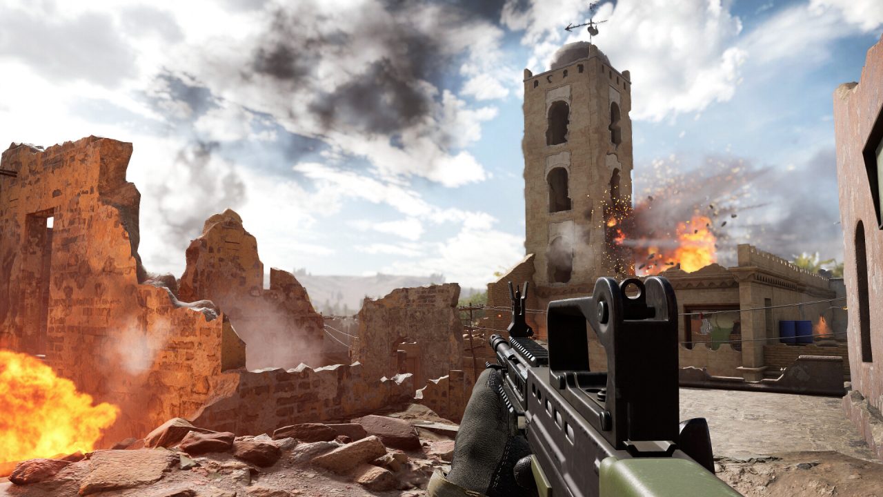 Platino di Insurgency: Sandstorm: uno scontro a fuoco in un villaggio distrutto