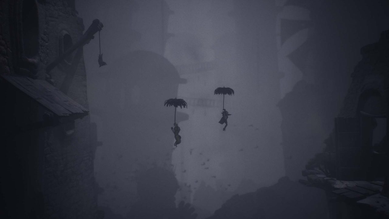 Little Nightmares III trofei: Low e Alone planano con gli ombrelli