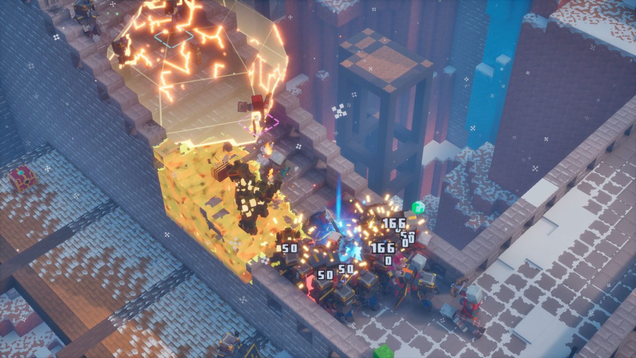 Combattimento in Minecraft Dungeons II