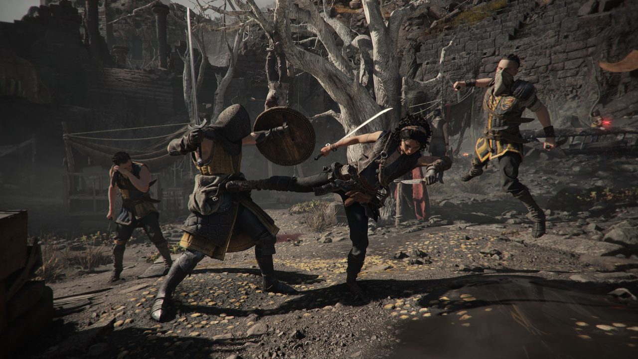 Resonance: A Plague Tale Legacy trofei: Sophia affronta un gruppo di soldati
