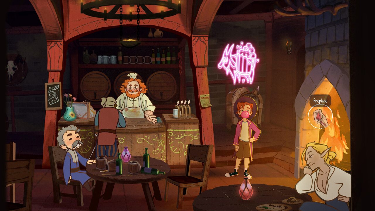 Simon the Sorcerer Origins trofei: Simon nella locanda del mondo magico