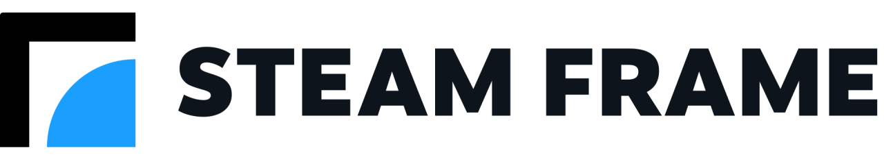 Logo ufficiale di Steam Frame