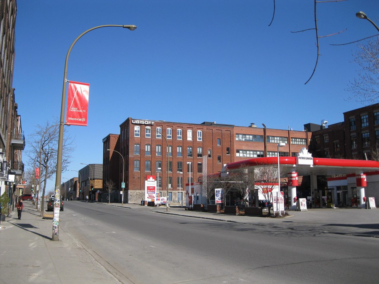 L'edificio di Ubisoft Montreal visto dalla strada