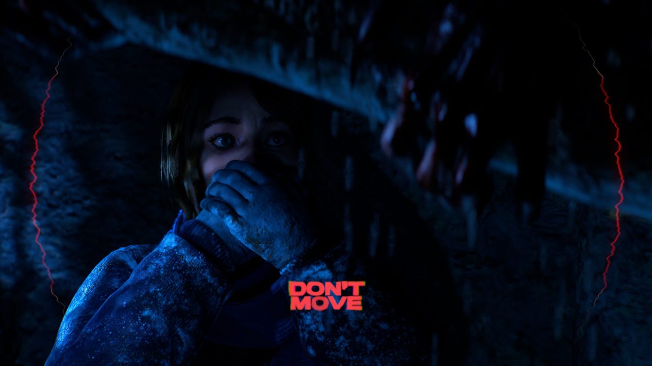 Until Dawn 2, sequenza Don't Move in cui bisogna restare immobili