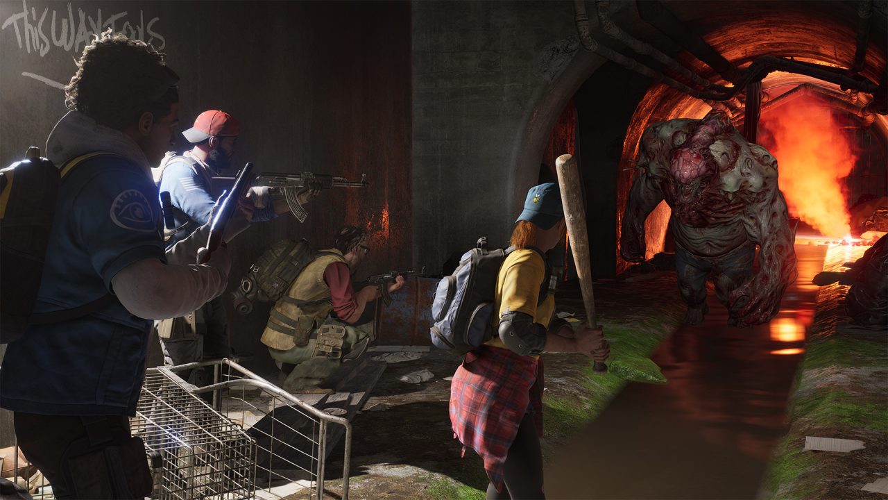 Back 4 Blood trofei: la squadra affronta un enorme mostro in un tunnel in fiamme