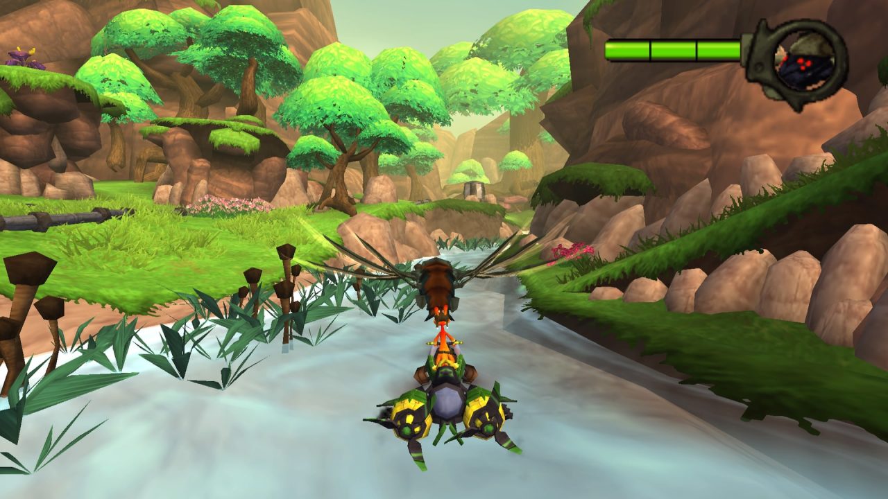 Platino di Daxter: corsa a bordo di un insetto nella foresta