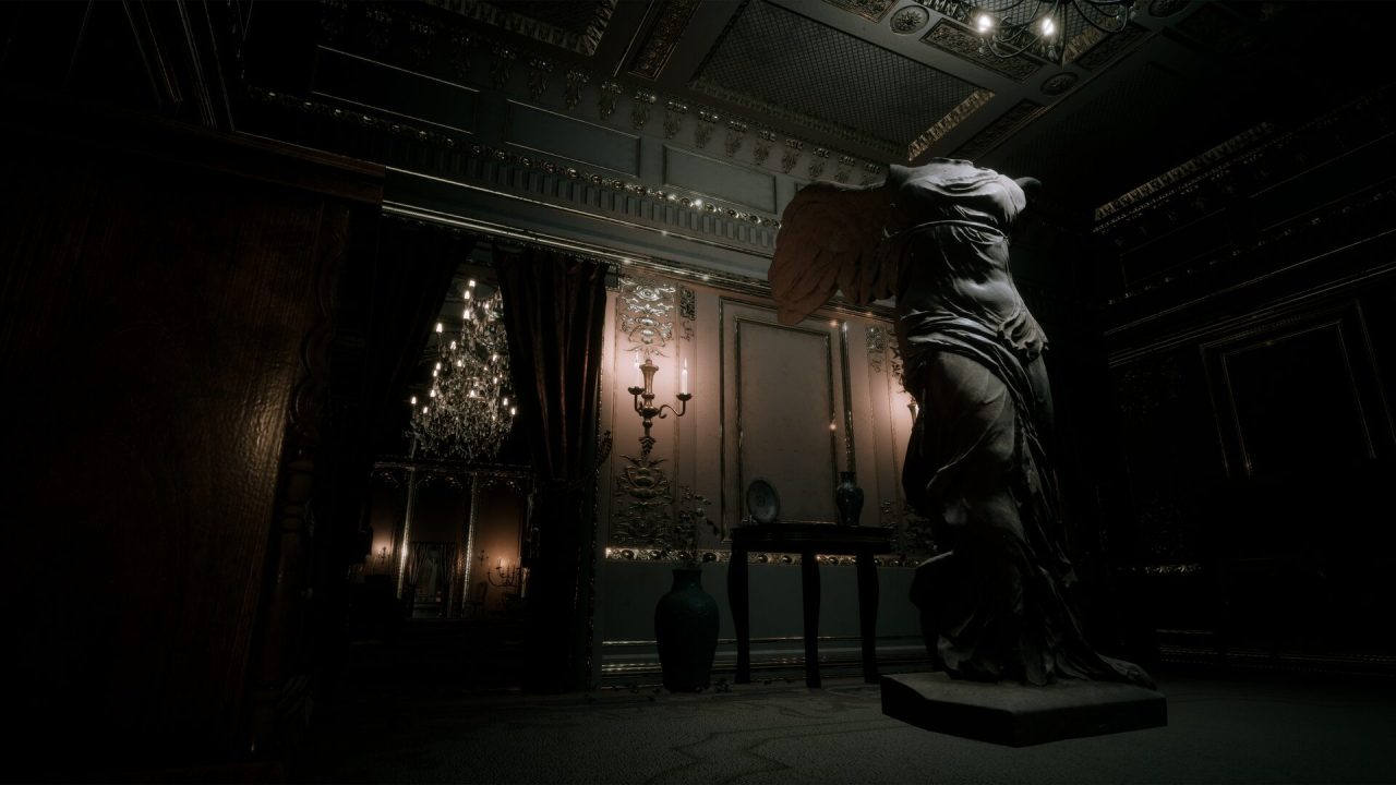 Platino di Do Not Open: la sala con la statua alata