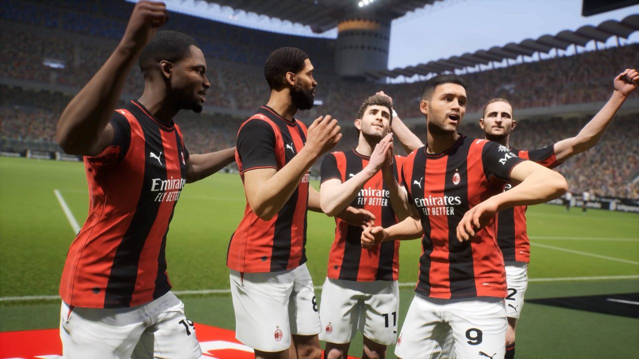 eFootball trofei: i giocatori festeggiano a San Siro