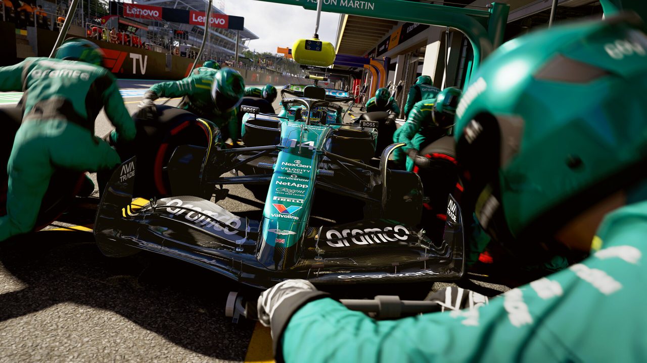 Platino di F1 24: pit stop ai box