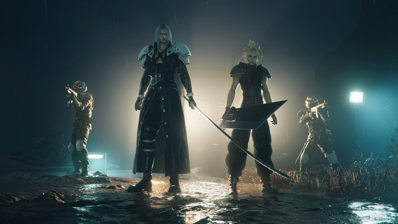 Platino di Final Fantasy VII Rebirth: Cloud e Sephiroth