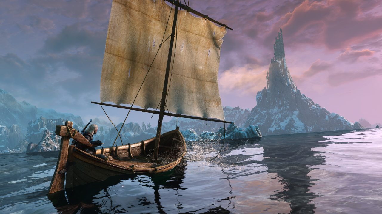 Paesaggio di The Witcher 3 Remastered in streaming su GeForce NOW