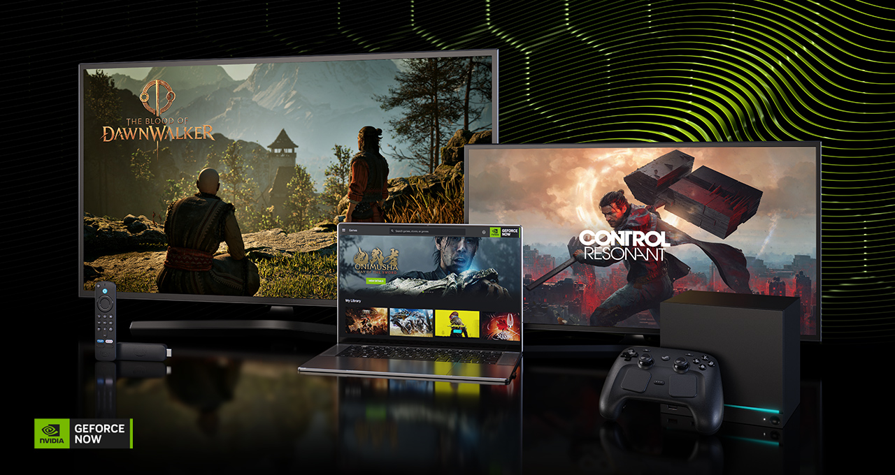 GeForce NOW DLSS 4.5: giochi in streaming su schermi e dispositivi diversi
