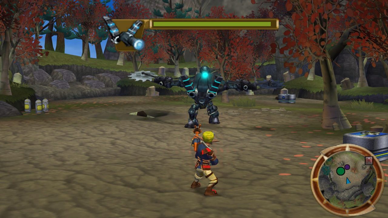 Platino di Jak and Daxter: The Lost Frontier: Jak contro un robot gigante
