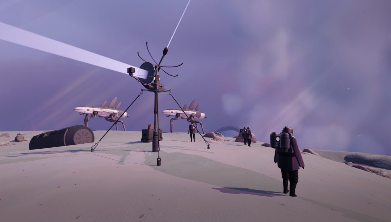 JETT The Far Shore trofei: due esploratori camminano nel deserto bianco
