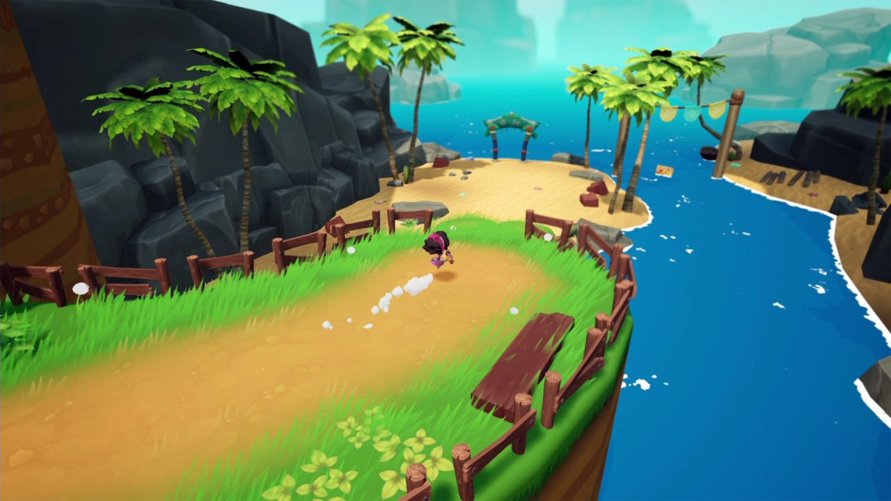 Platino di Koa and the Five Pirates of Mara: un sentiero lungo la costa
