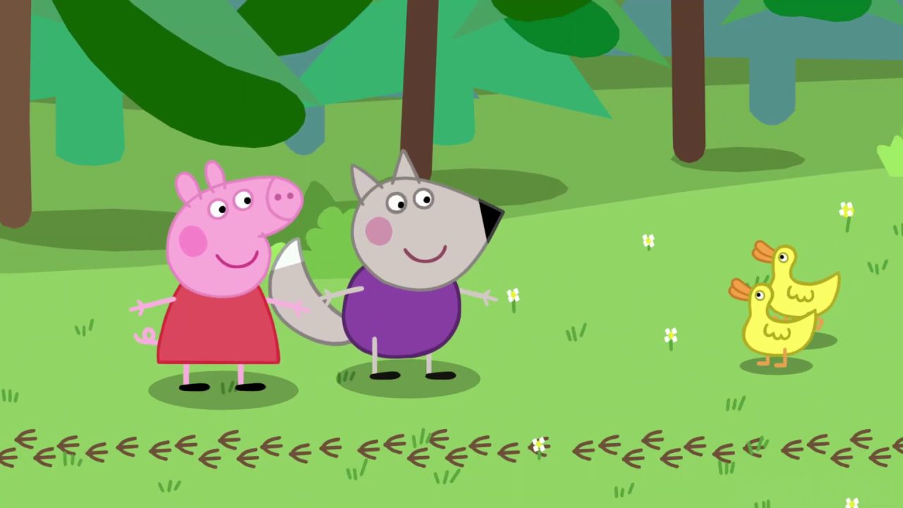 La Mia Amica Peppa Pig trofei: Peppa incontra Wendy Wolf nella foresta
