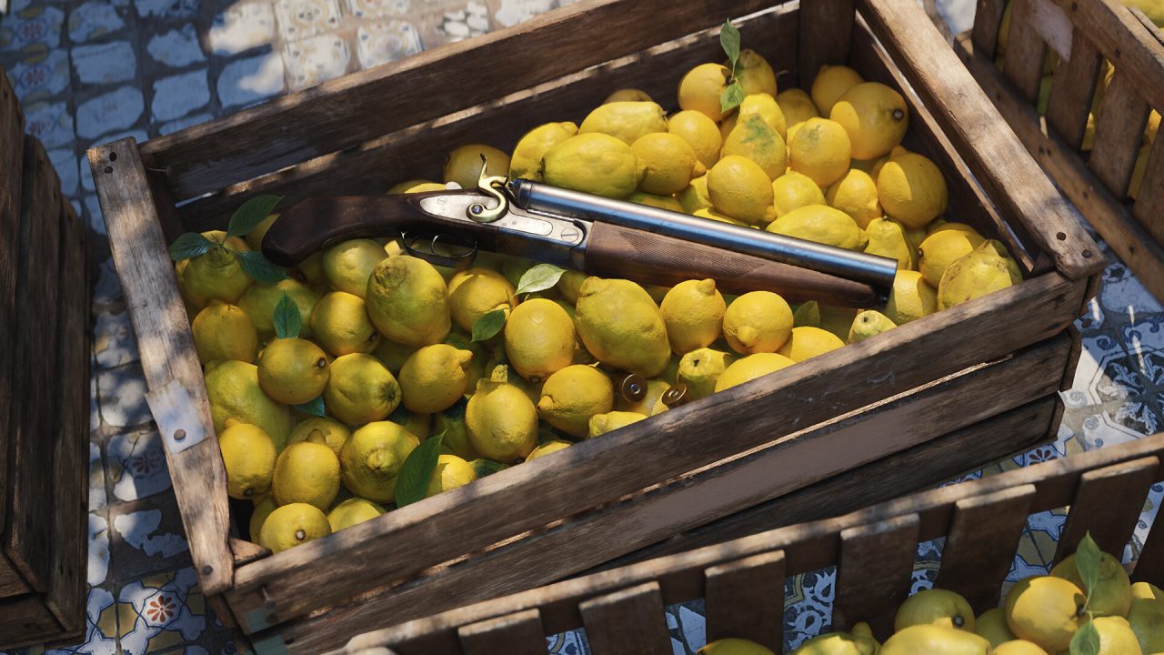 Platino di Mafia: Terra Madre: una lupara in una cassa di limoni