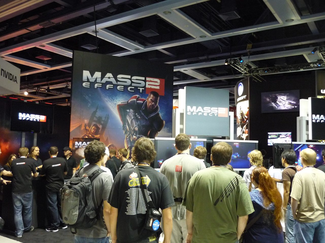 Mass Effect 5 cancellato: lo stand di Mass Effect 2 al PAX 2009
