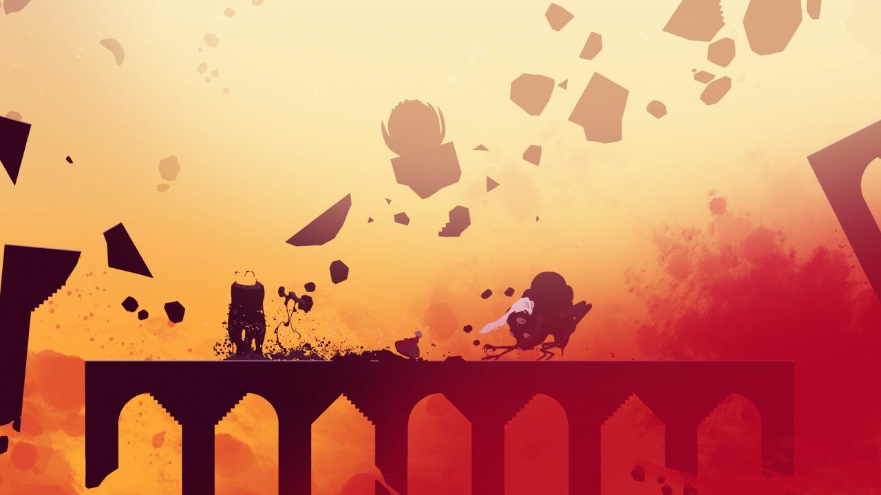 Platino di Neva: le rovine al tramonto