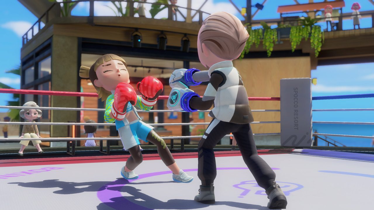 Nintendo Switch Sports Resort, il tiro con l'arco con i Joy-Con 2