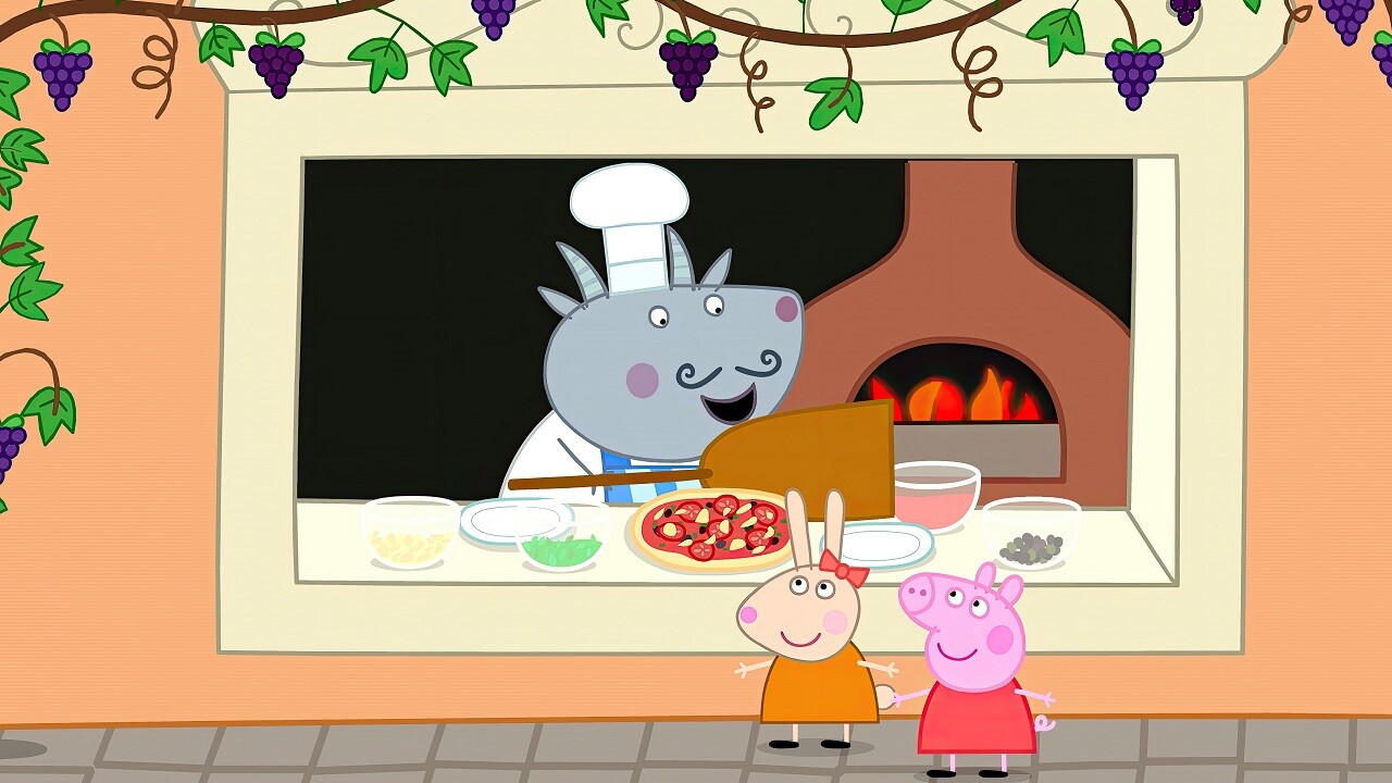 Peppa Pig Avventure Intorno al Mondo trofei: la pizza in Italia