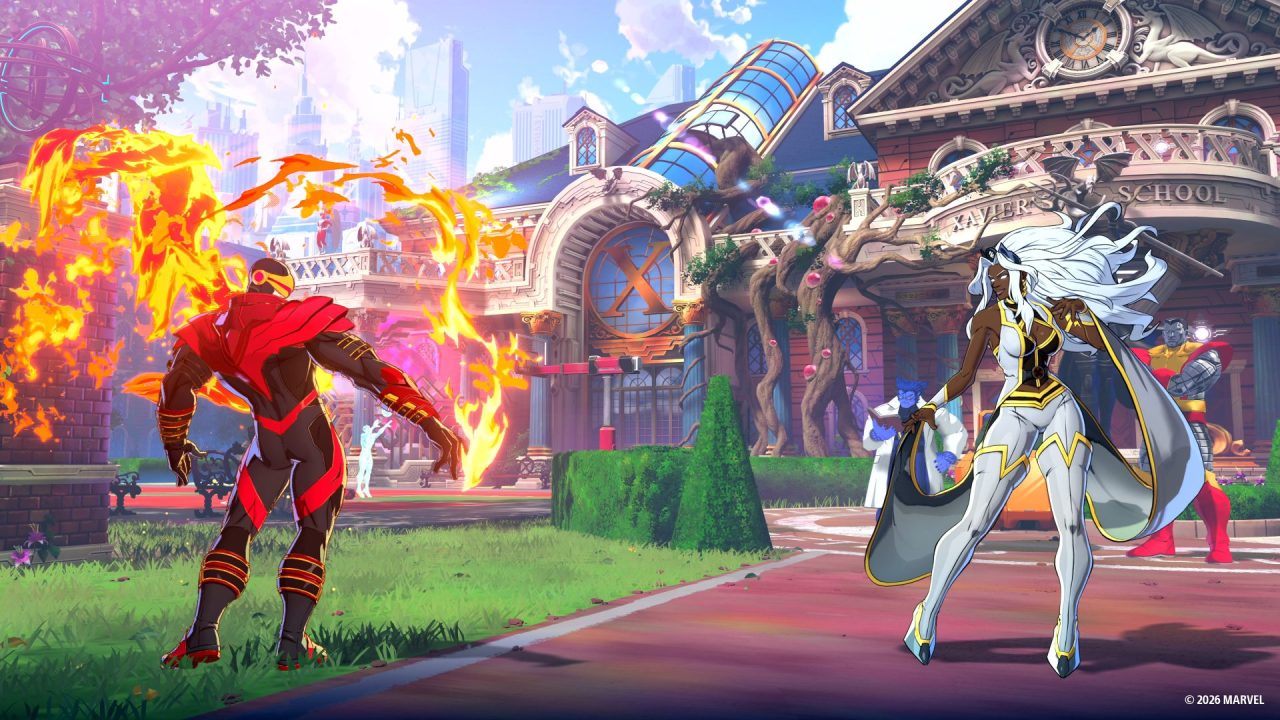 Phoenix Cyclops Marvel Tōkon: attacchi di fuoco della Forza Fenice contro Tempesta