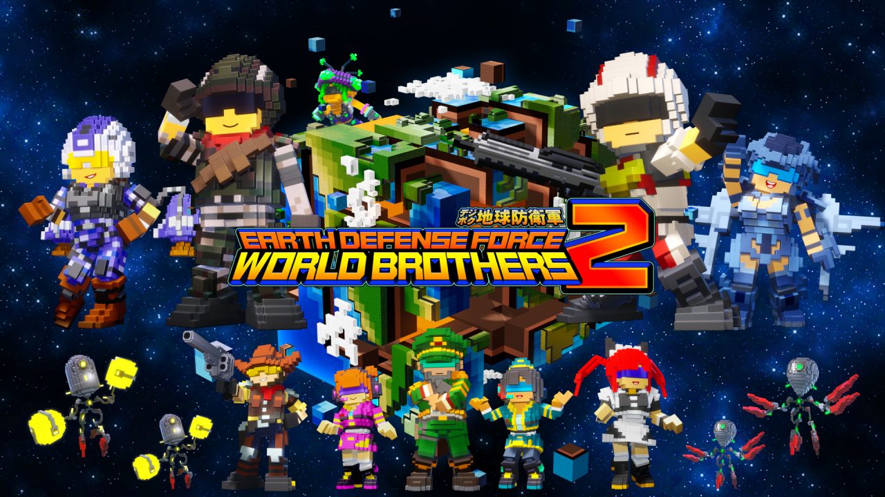 Personaggi voxel di Earth Defense Force: World Brothers 2, in PlayStation Plus a ottobre 2026